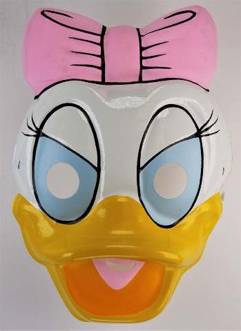 Vintage Disney Daisy Duck Halloween Mask Ben Cooper Donald Duck Mickey vintage-disney-daisy-duck-halloween-mask-ben-cooper-donald-duck-mickey