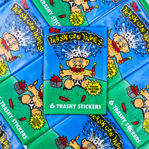 Trash Can Trolls Vintage Trading Cards ONE Wax Pack 1992 Topps Sticker –  The Wild Robot