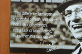 Vince Lombardi Successful People Tin Metal Sign NFL Football Greenbay Packers