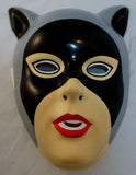 Vintage Catwoman Halloween Mask DC Comics Costume  Batman Animated Collectible