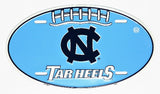 North Carolina Tar Heels Aluminum Football License Sign Garage Man Cave NCAA