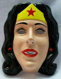Vintage Wonder Woman Halloween Mask DC Comics Justice League Collectible Costume