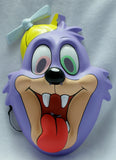 Vintage Dizzy Devil Halloween Mask Tazmanian Devil Taz Collectible Costume Tiny Toons Looney Toons
