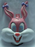 Vintage Babs Bunny Halloween Mask Tiny Toons Bugs Collectible Costume Tiny Toons