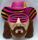Vintage Macho Man Randy Save Halloween Mask WWF WWE Collectible Costume 1991