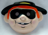 Vintage McDonald's Hamburglar Halloween Mask 1980s Plastic Costume Collectible