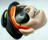 Vintage McDonald's Hamburglar Halloween Mask 1980s Plastic Costume Collectible