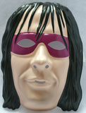 Vintage Bret Hart Halloween Mask Collectible 1993 Costume Wrestling wwe wcw The Hitman