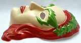 Vintage Poison Ivy Halloween Mask Batman Forever Collectible Costume DC Comics Book
