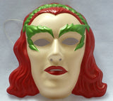 Vintage Poison Ivy Halloween Mask Batman Forever Collectible Costume DC Comics Book