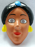 Vintage Jasmine Halloween Mask Disney Princess Aladdin Collectible Costume 1993