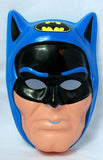 Vintage 80s Blue Batman Halloween Mask Collectible Costume Ben Cooper DC Comics
