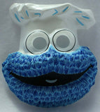 Vintage Cookie Monster Halloween Mask Sesame Street Collectible Ben Cooper 1979