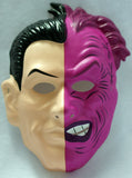 Vintage DC Comics Two Face Halloween Mask Batman Comic Book Collectible Costume