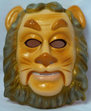 Vintage Cowardly Lion Halloween Mask Wizard of Oz Dorothy Toto Tin Man Collectible Costume