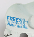 Vintage Devil Halloween Mask Collectible 1960s Zest Bar Demon Costume Red