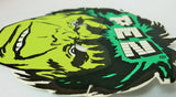 Vintage Incredible Hulk PEZ Halloween Mask Paper Collectible Candy 1980s 80s Marvel Comics