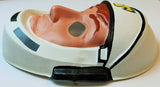 Vintage Astronaut Halloween Mask Creepy Space Suit NASA 1980s 80s Collectible Costume