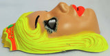 Vintage Beauty Queen Halloween Mask Princess Zest 1960s 60s Black Light Reactive Tiara