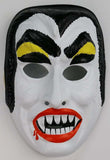 Vintage Dracula Halloween Mask Horror Monster Vampire Creepy Scary Costume Collectible