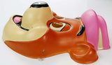 Vintage Yogi Bear Halloween Mask Collectible Hanna Barbera Huckleberry Hound Show Costume