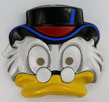 Vintage Scrooge McDuck Halloween Mask Ducktales Collectible Costume Duck Tales