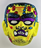 Vintage Frankenstein Halloween Mask Monster Collectible Costume  1970s Y229
