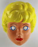 Vintage Skipper Halloween Mask Mattel Barbie Doll Collectible Ben Cooper 1989 Costume