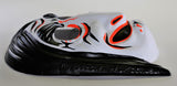 Vintage Witch Halloween Mask White Red Black Collectible Costume Scary Monster