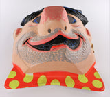 Vintage Fred Flintstone Halloween Mask The Flintstones Hanna Barbera Collectible Costume Wilma