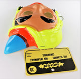 Vintage Blonde Witch Halloween Mask 1967 Safety Glow Safety-Glow Day Glo Collectible Costume