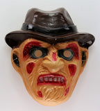 Vintage Freddy Krueger Halloween Mask Nightmare on Elm Street Horror Slasher Movie Monster Collectible Costume