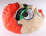 Vintage Evil Brain Monster Halloween Mask Collectible Costume 1960s Creepy