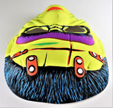 Vintage Frankenstein Halloween Mask Frank Monster Collectible 1970s Costume Green