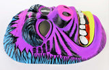 Vintage Purple Monster Halloween Mask Neon 1980s Gorilla Ape Topstone Collectible