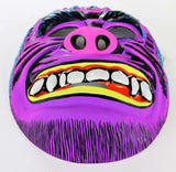 Vintage Purple Monster Halloween Mask Neon 1980s Gorilla Ape Topstone Collectible