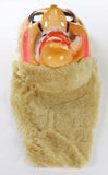 Vintage Beard Man Halloween Mask Collectible Costume Hobo Old Man Bald