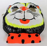 Vintage Cat with Bow Tie Halloween Mask Collectible 1960s Costume