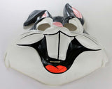 Vintage Bugs Bunny Halloween Mask Looney Tunes Warner Bros Collectible 1982 Costume