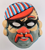Vintage Burglar Robber Halloween Mask Collectible 1960 60s Costume Bank