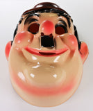 Vintage Laurel and Hardy Halloween Mask Cesar Collectible 1980s Oliver Hardy  Comedy