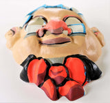 Vintage Old Lady Halloween Mask Collectible 60s Costume Collegeville 1960s  Woman