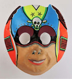 Vintage Space Pirate Halloween Mask Kidettes Collectible 1960s Costume Skull