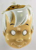 Vintage Bamm Bamm Halloween Mask The Flintstones Collectible Costume Rubies Hanna Barbera