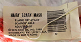 Vintage Green Monster Halloween Mask Hairy Scary Collectible Costume 1980