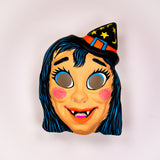 Vintage Witch Halloween Mask Vampire Collectible Rare Costume Hat Halco