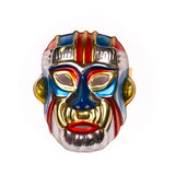 Vintage Topstone Sky Warrior Halloween Mask Robot Aztec