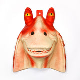 Vintage Star Wars Jar Jar Binks Adult Halloween Mask Costume Accessory Collectible