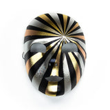 Black Gold and Silver Sparkling Halloween Mask Fiesta Masquerade Glitter Costume