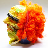 Vintage Fun World Green Monster Halloween Mask #9204 Zombie Witch Collectible Costume